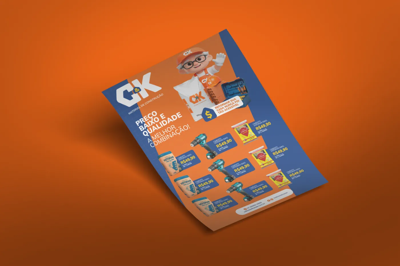 C&K · Folheto
