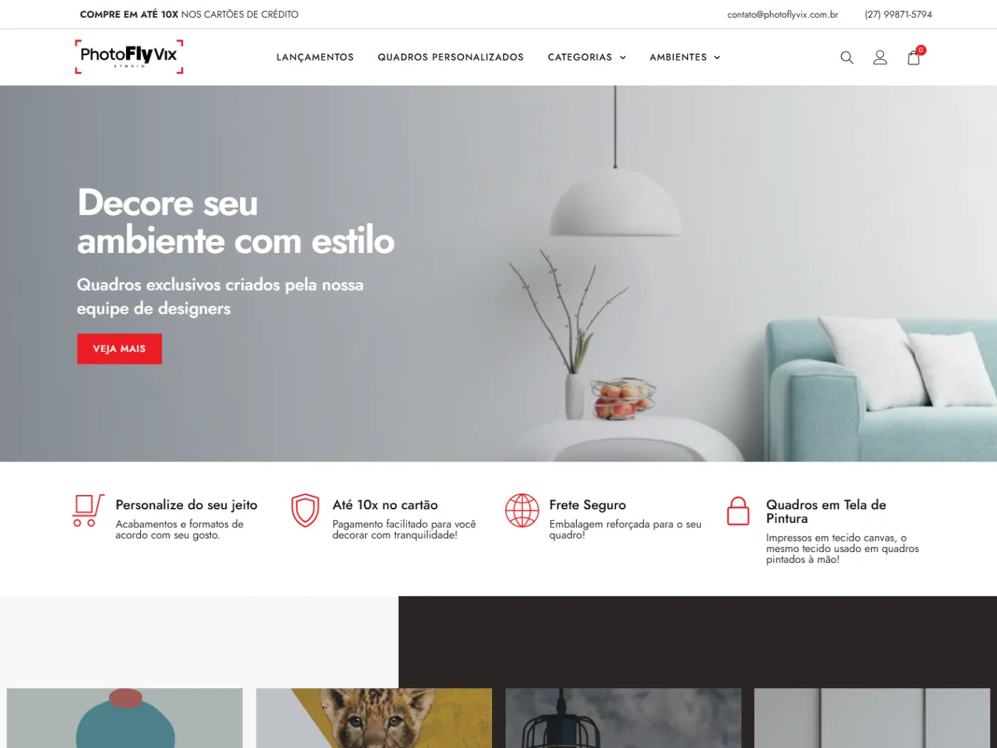 Photo Fly Vix · E-commerce